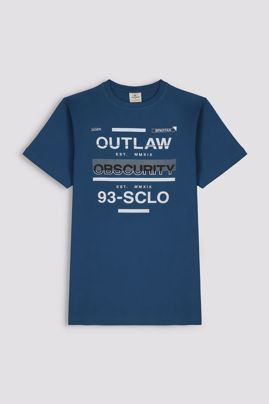 Legion Blue Outlaw Graphic T-Shirt (Plus Size) - S23 - MT0309P