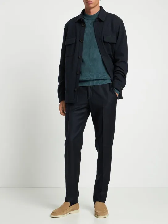 Loro Piana   Slim wool &amp; cashmere pants 