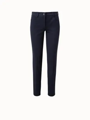 Magda Pant In Cotton Denim Stretch