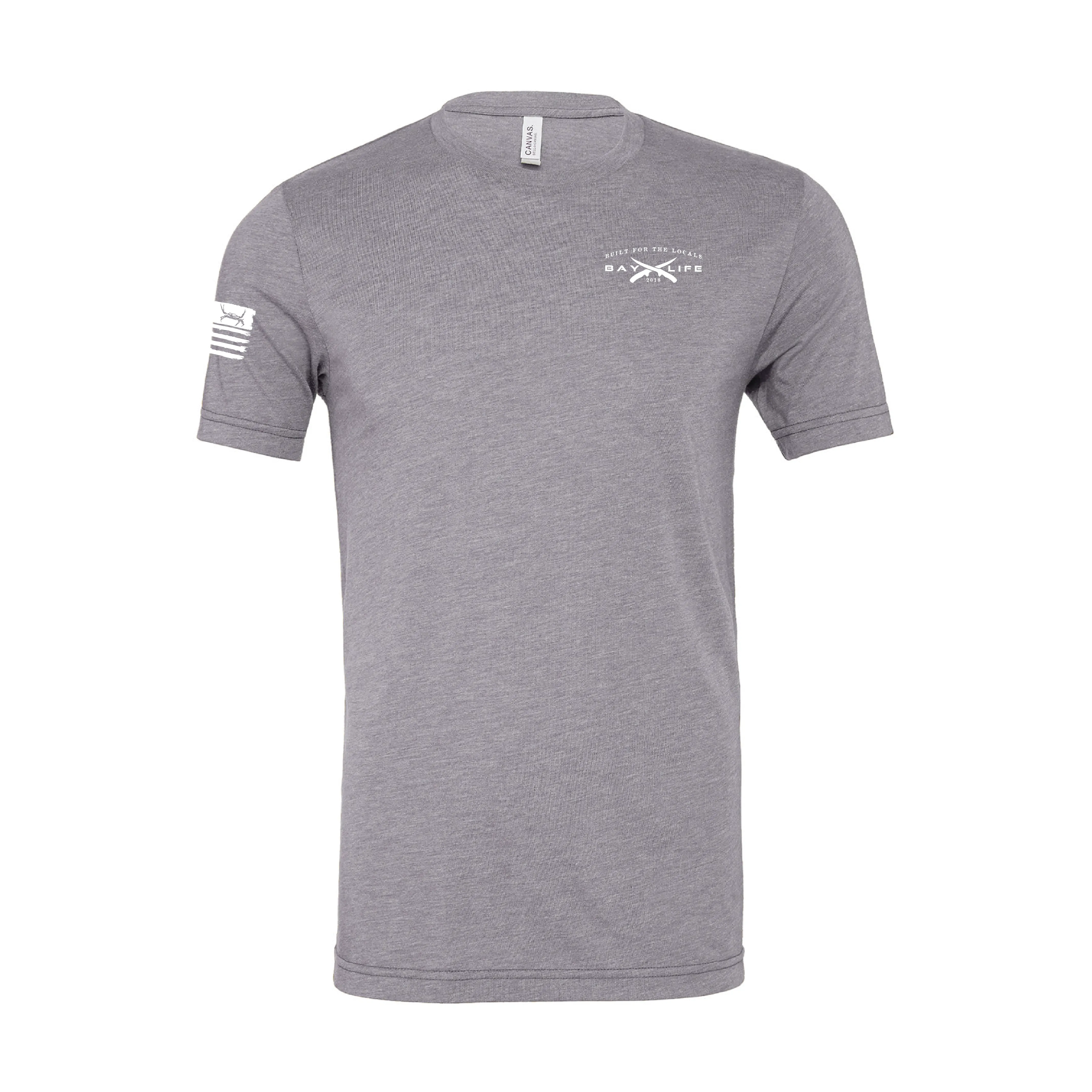 Maryland Rockfish | Triblend Short Sleeve | Storm Grey