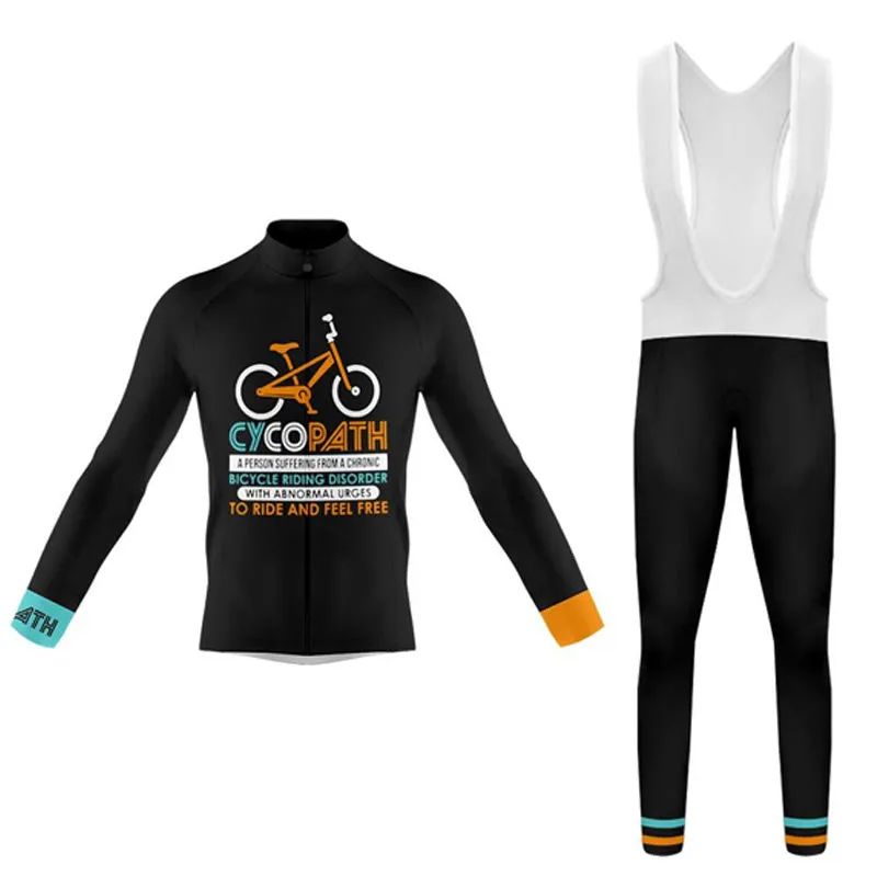 Men Cycling Long Set Uniform STY-02