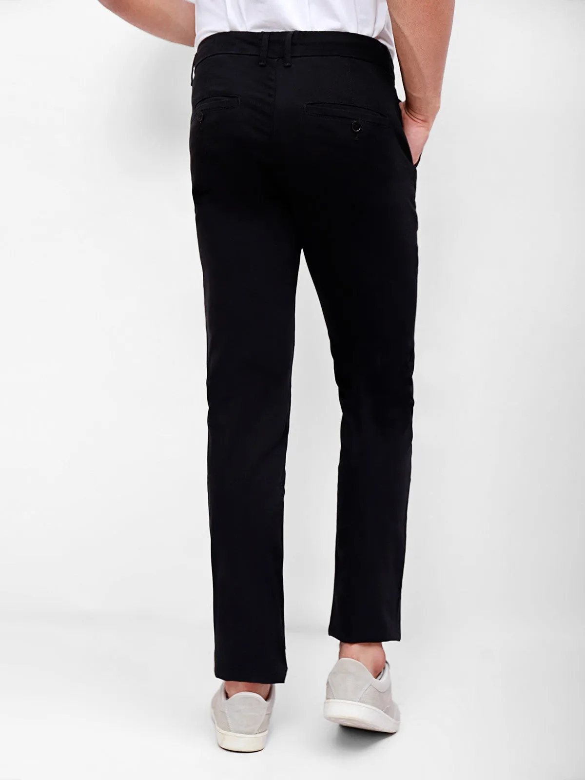 Men's Black Chino Pant - EMBCP20-001