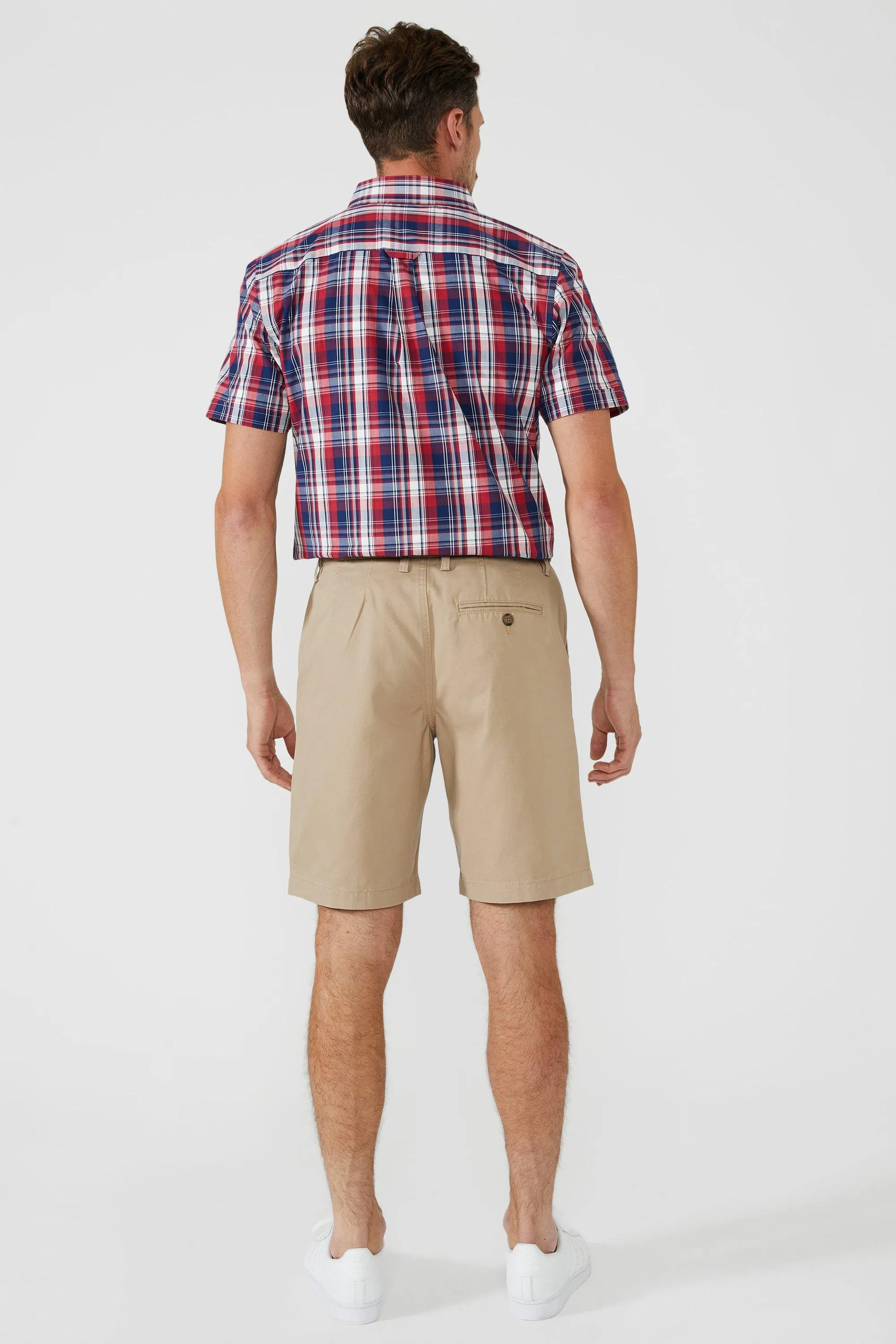 Mens Flex Waist Chino Shorts