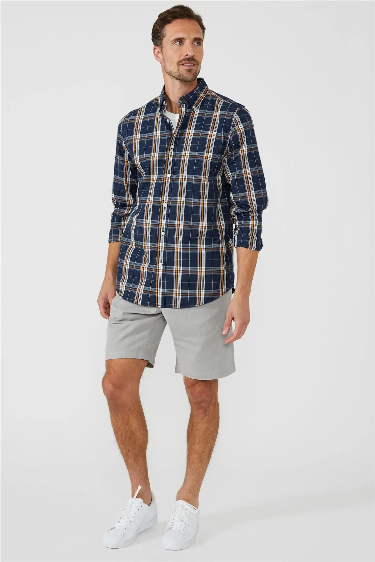 Mens Flex Waist Chino Shorts