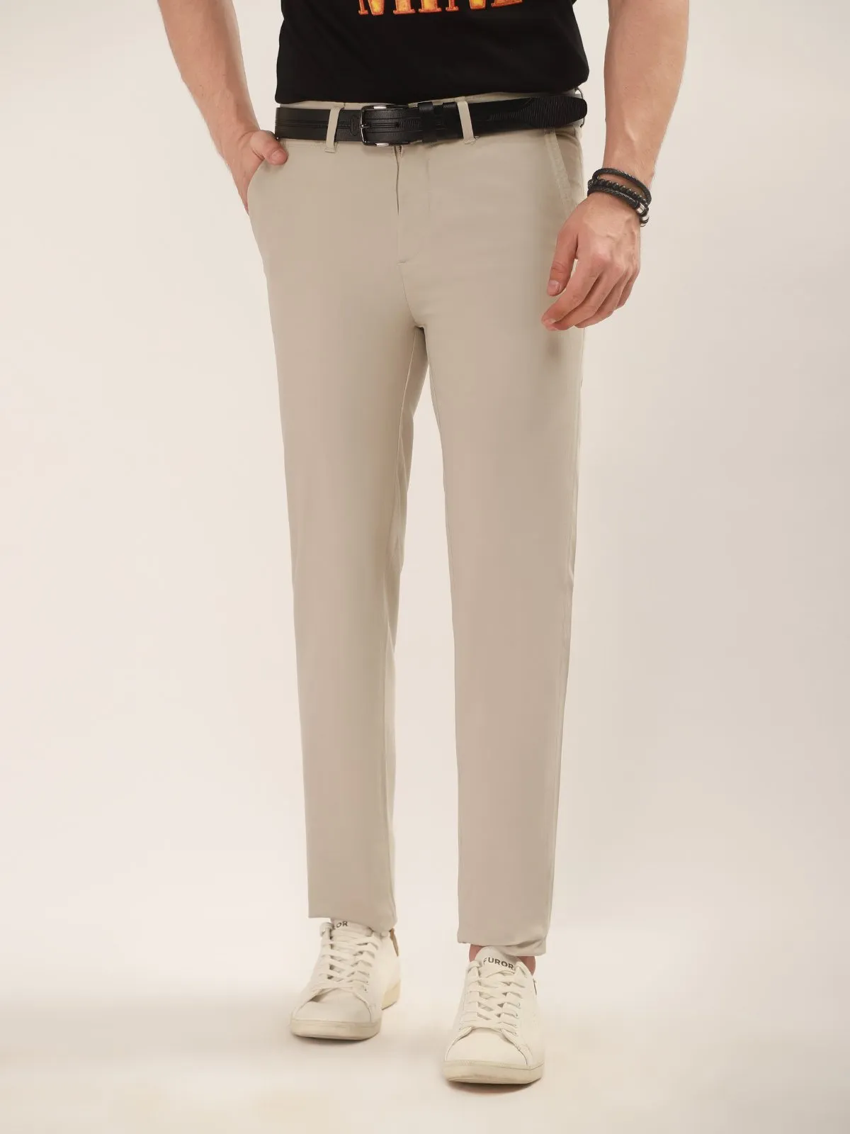 Men's Light Beige Chino Pant - EMBCP20-013