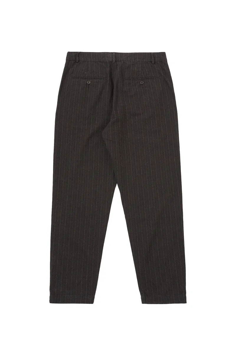 Military Chino Italian Pinstripe - Brown