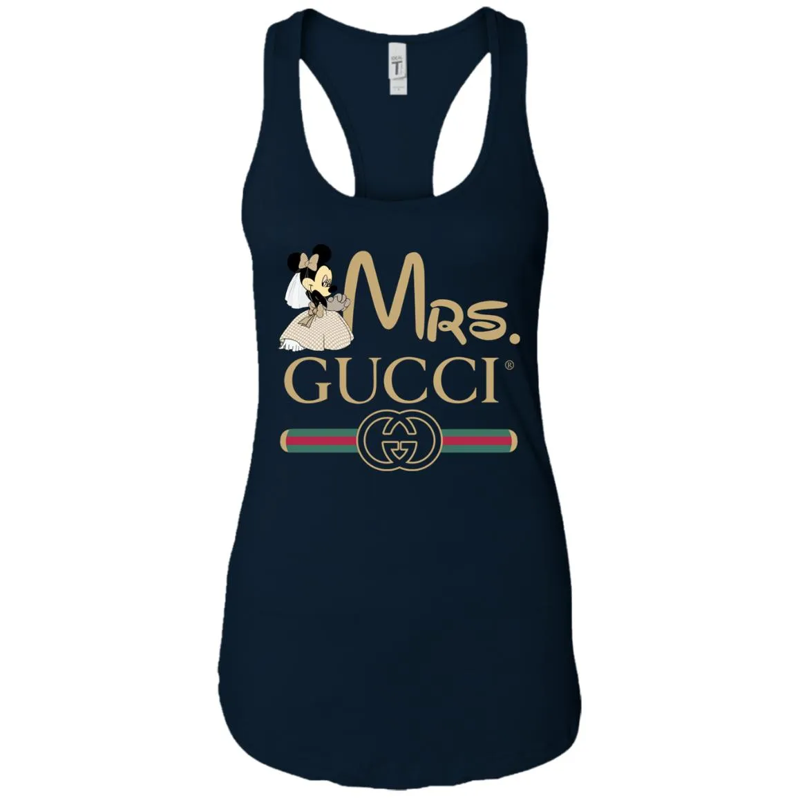 Mrs Minnie Gucci Couple Disney Shirt Valentine's Day T-shirt Women Tank Top