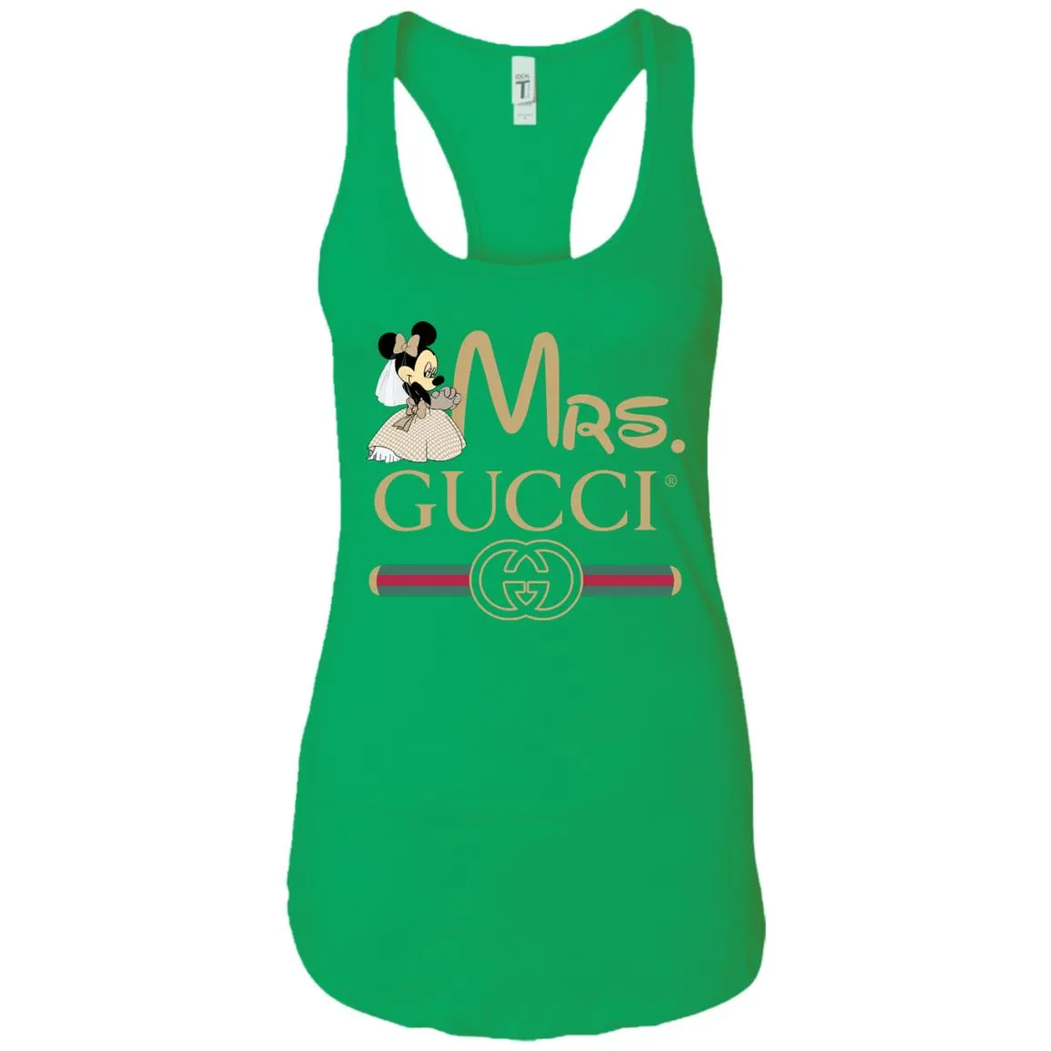 Mrs Minnie Gucci Couple Disney Shirt Valentine's Day T-shirt Women Tank Top