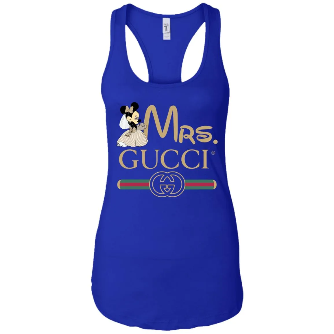 Mrs Minnie Gucci Couple Disney Shirt Valentine's Day T-shirt Women Tank Top