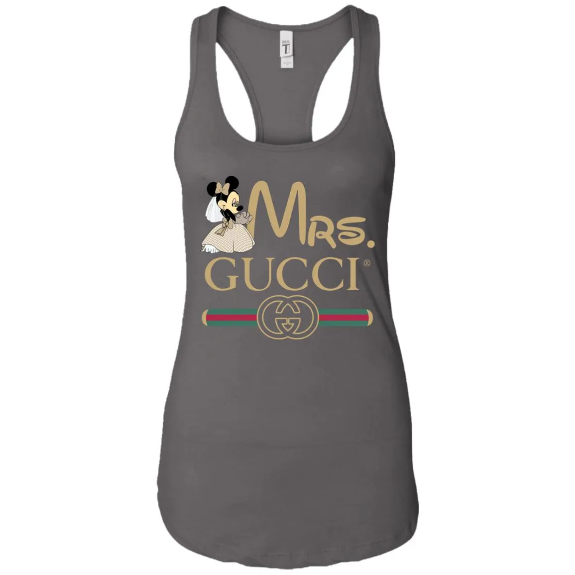 Mrs Minnie Gucci Couple Disney Shirt Valentine's Day T-shirt Women Tank Top