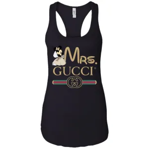 Mrs Minnie Gucci Couple Disney Shirt Valentine's Day T-shirt Women Tank Top