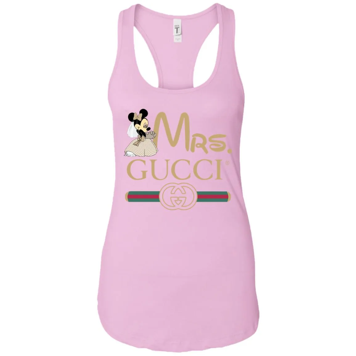 Mrs Minnie Gucci Couple Disney Shirt Valentine's Day T-shirt Women Tank Top