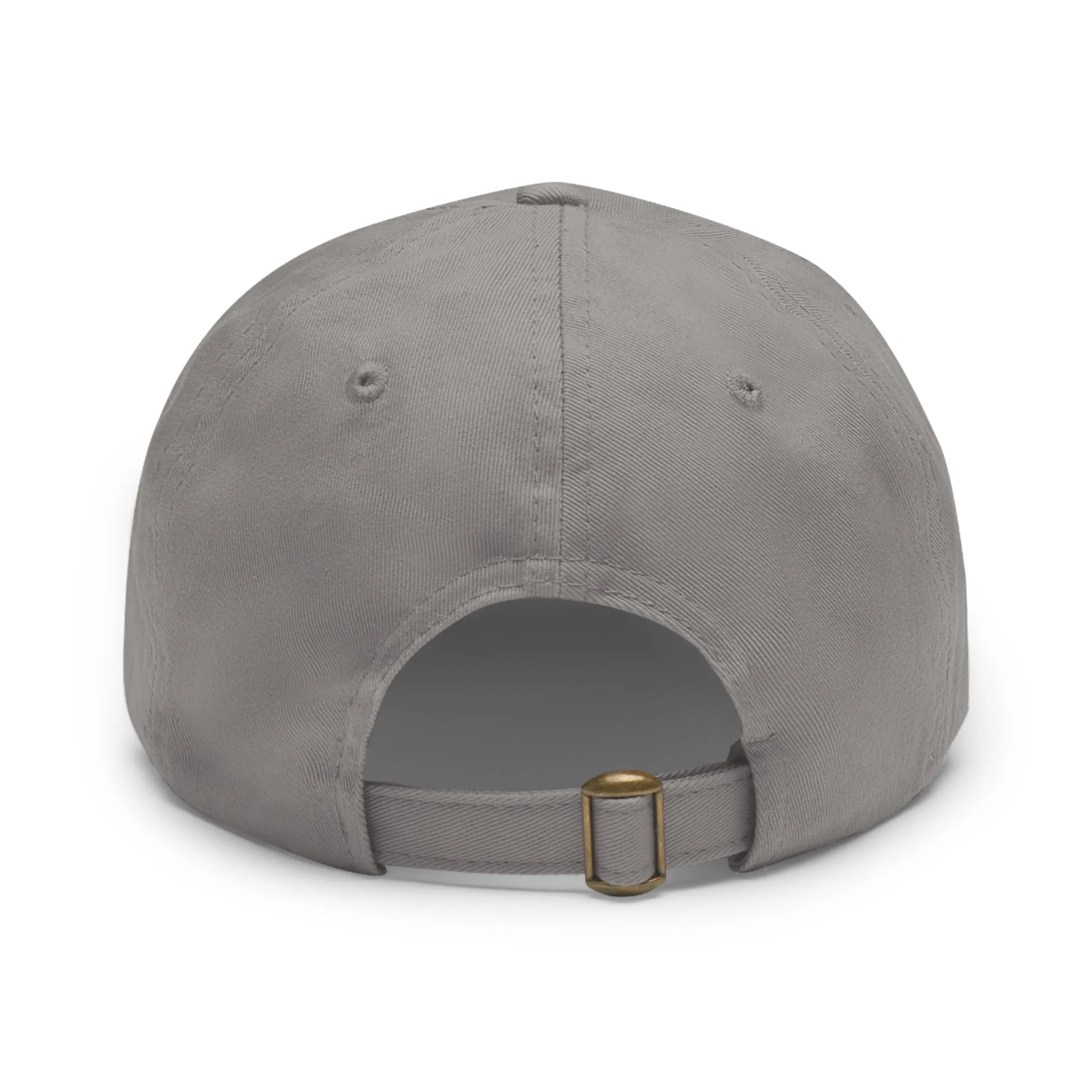 Never Waver Dad Hat with Leather Patch (Rectangle)