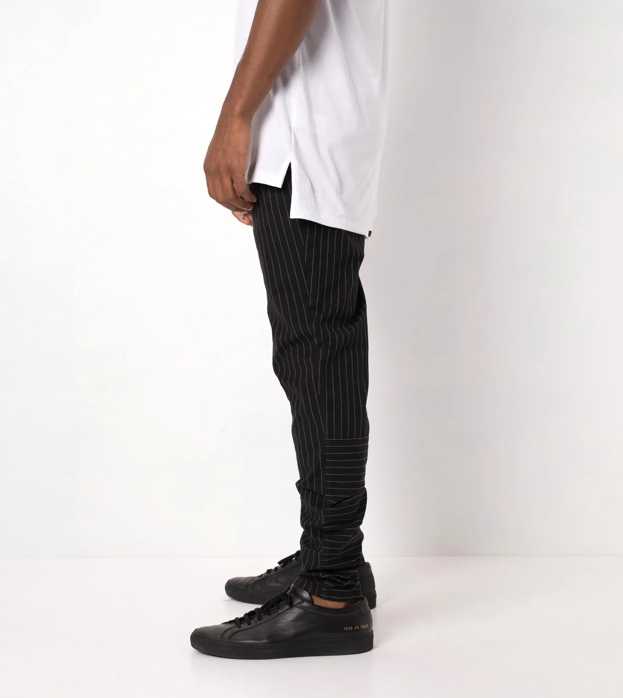 Pinstripe Unblockshot Chino Black/White - Sale