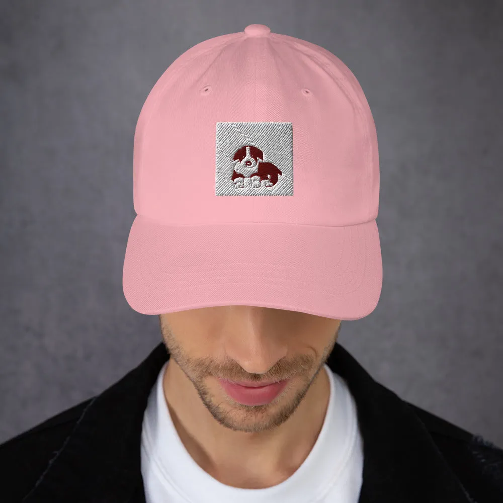 Puppy Doodle Art Dad hat