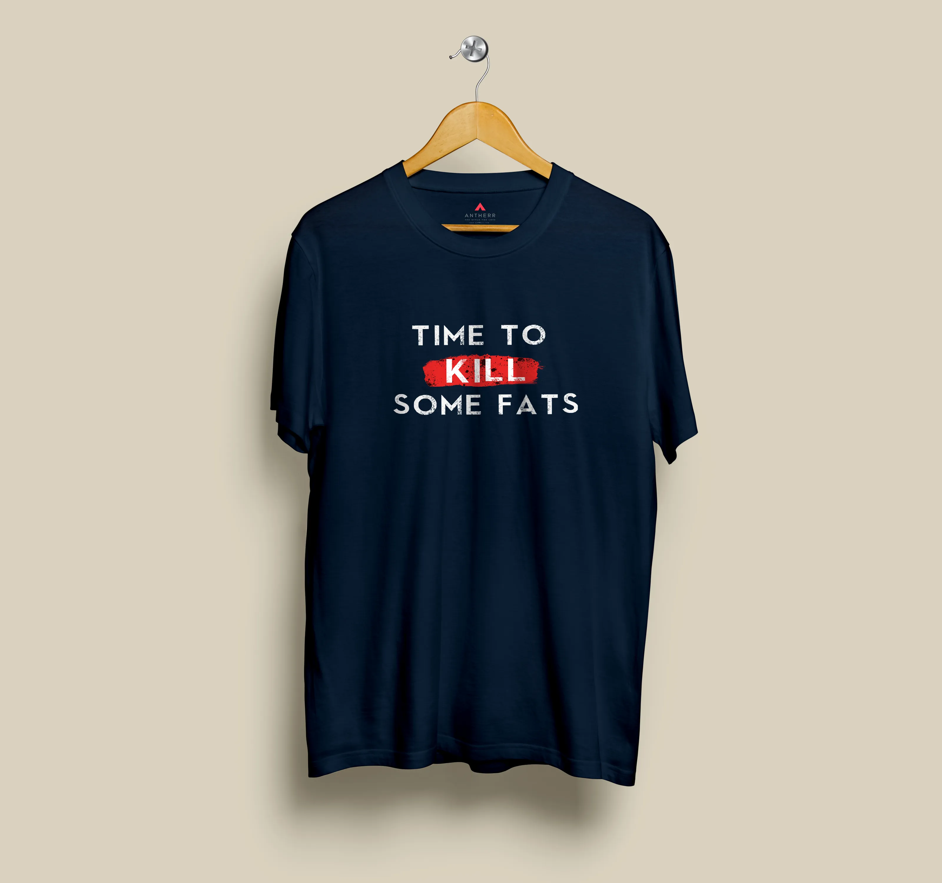 "TIME TO KILL SOME FAT" -HALF-SLEEVE T-SHIRT