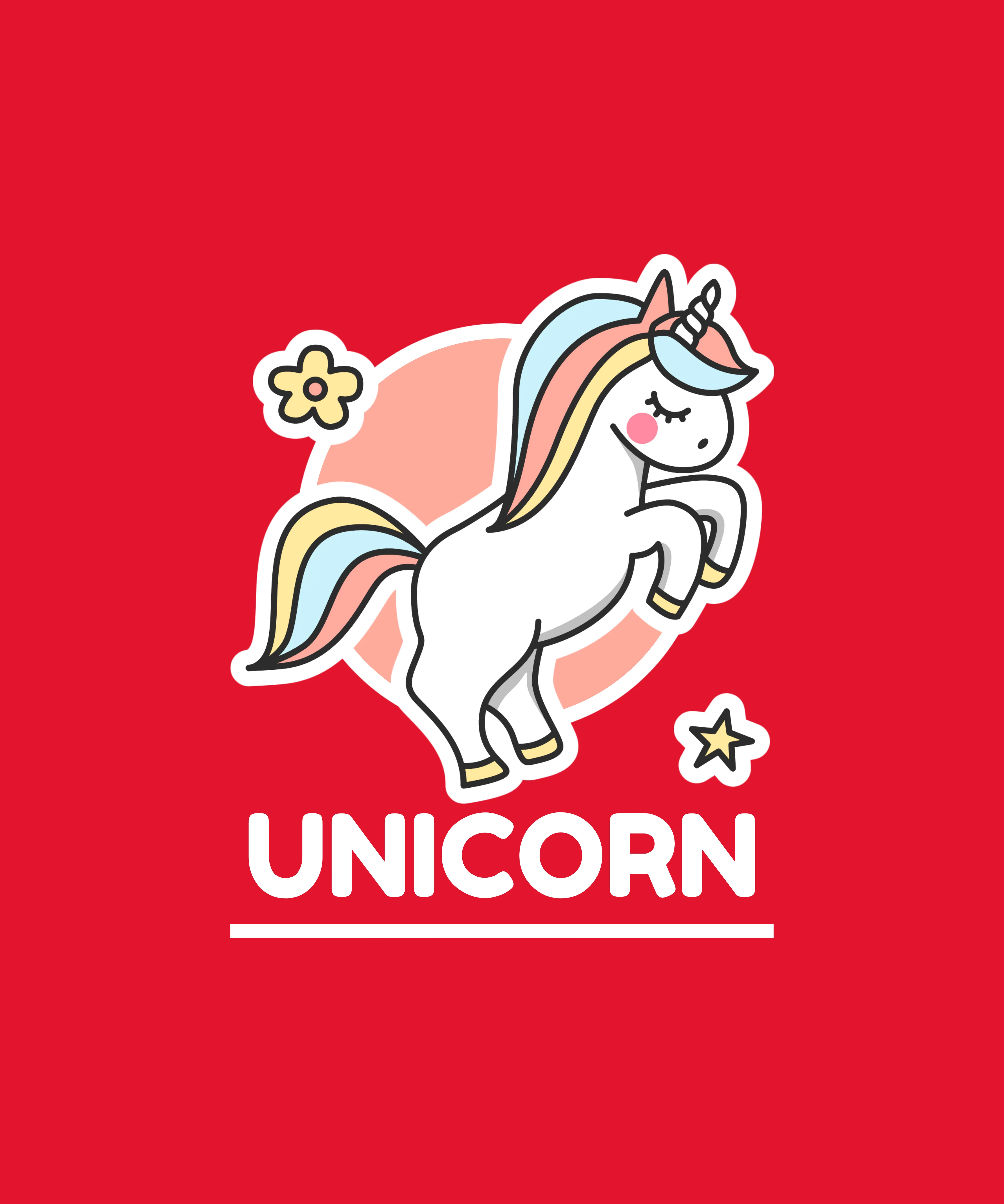 "UNICORN" KIDS HALF-SLEEVE T-SHIRTS