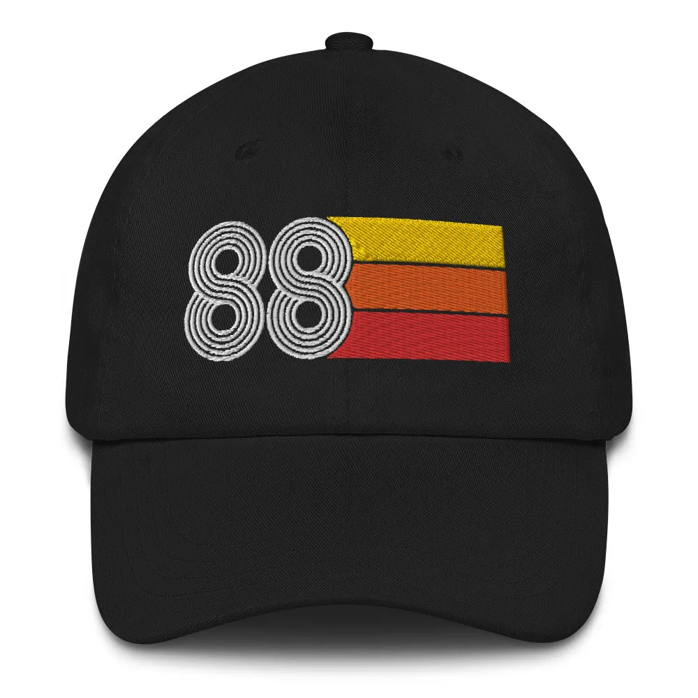 Retro Tri-Line 1988 Baseball Dad Hat