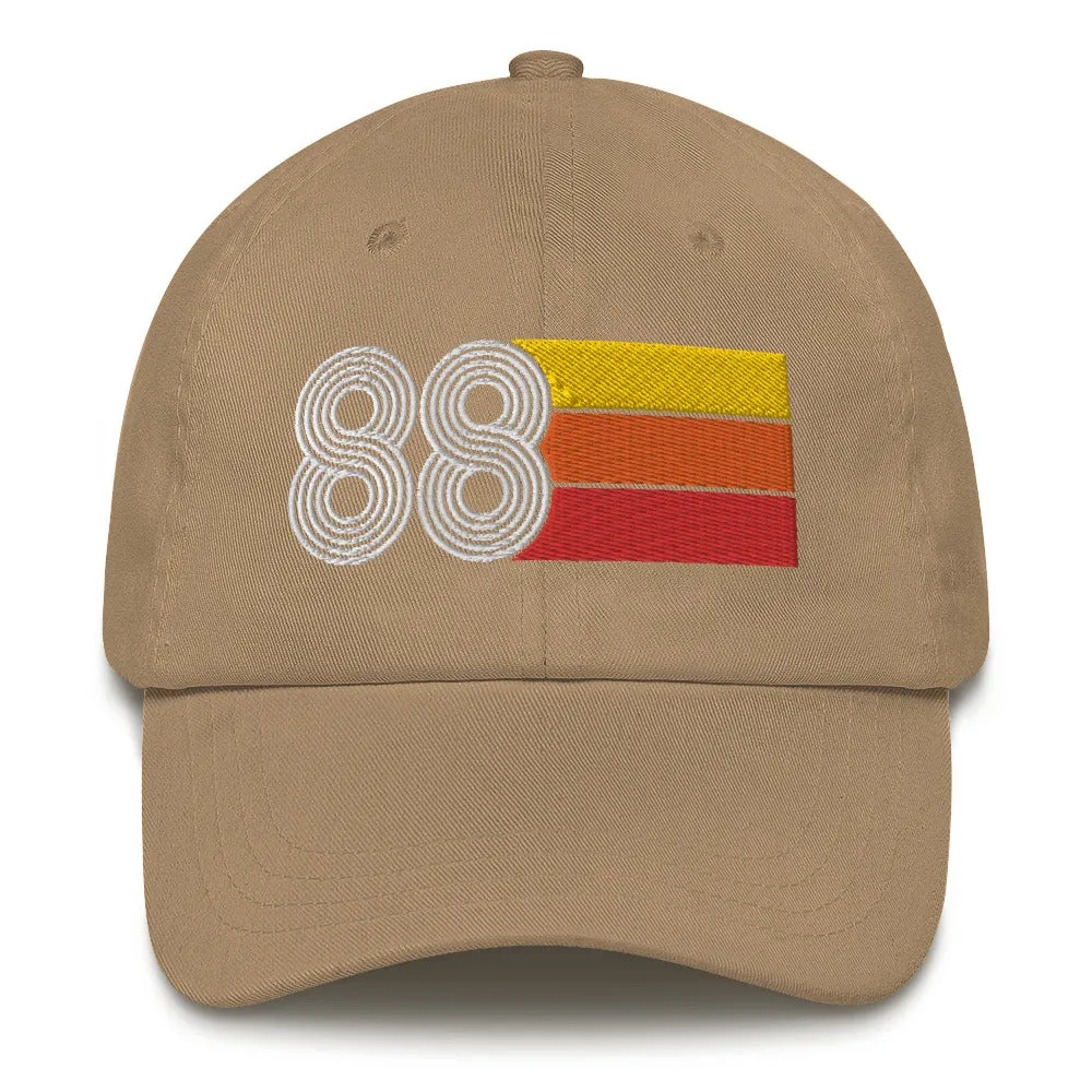 Retro Tri-Line 1988 Baseball Dad Hat