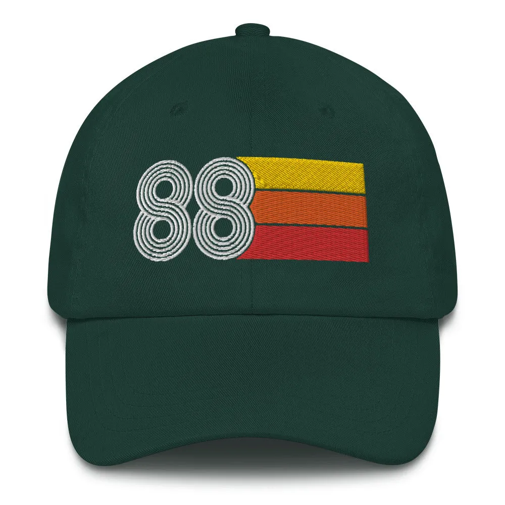 Retro Tri-Line 1988 Baseball Dad Hat