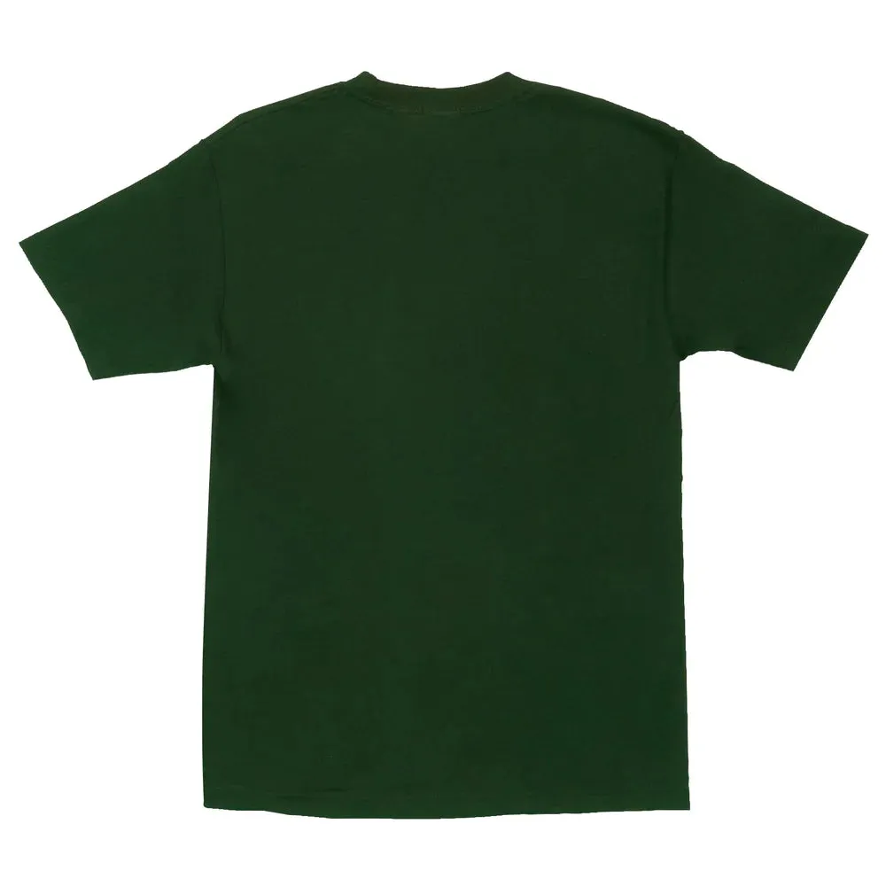 SANTA CRUZ x THRASHER Screaming Logo Santa Cruz Men's T-Shirt - Forest Green