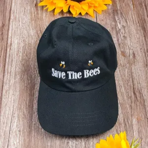 Save The Bees Embroidered Dad Hat