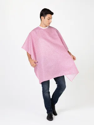 Seersucker Barber Cape