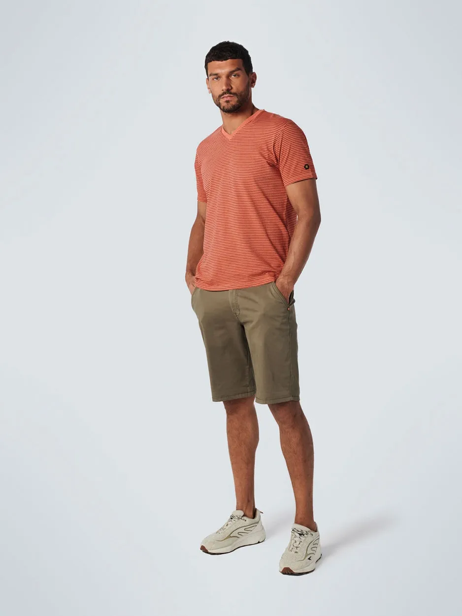 Short Chino Garment Dyed Twill Stretch | Army