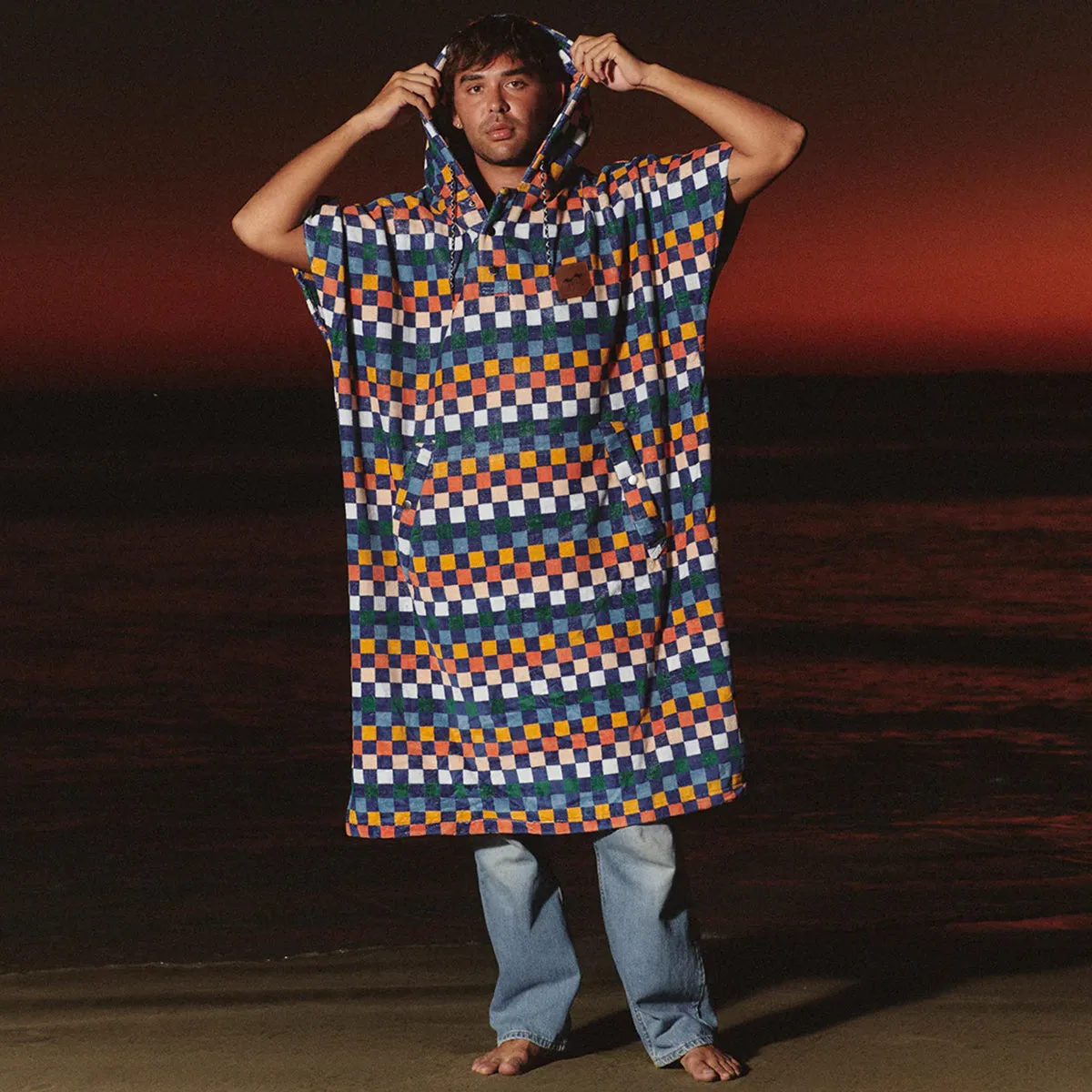 Slowtide Sundown Hooded Changing Poncho