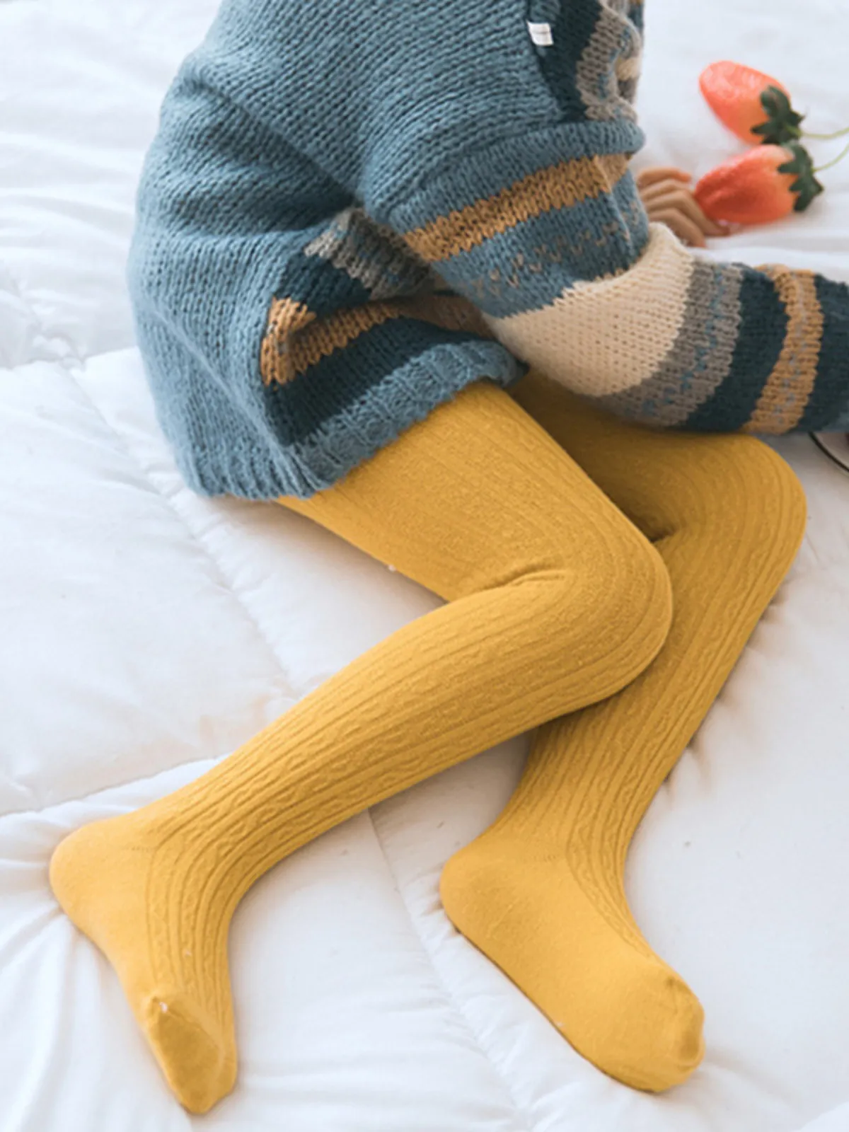 Soft Cuddles Girls Classic Knit Tights