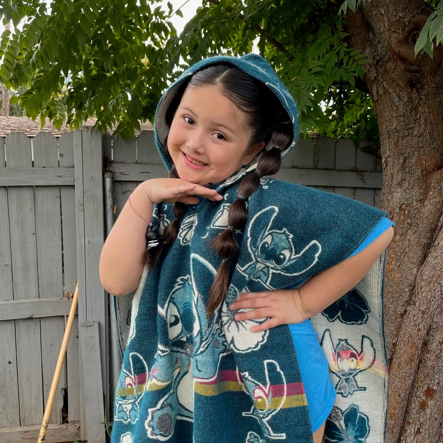 Stitch Poncho - Youth Size