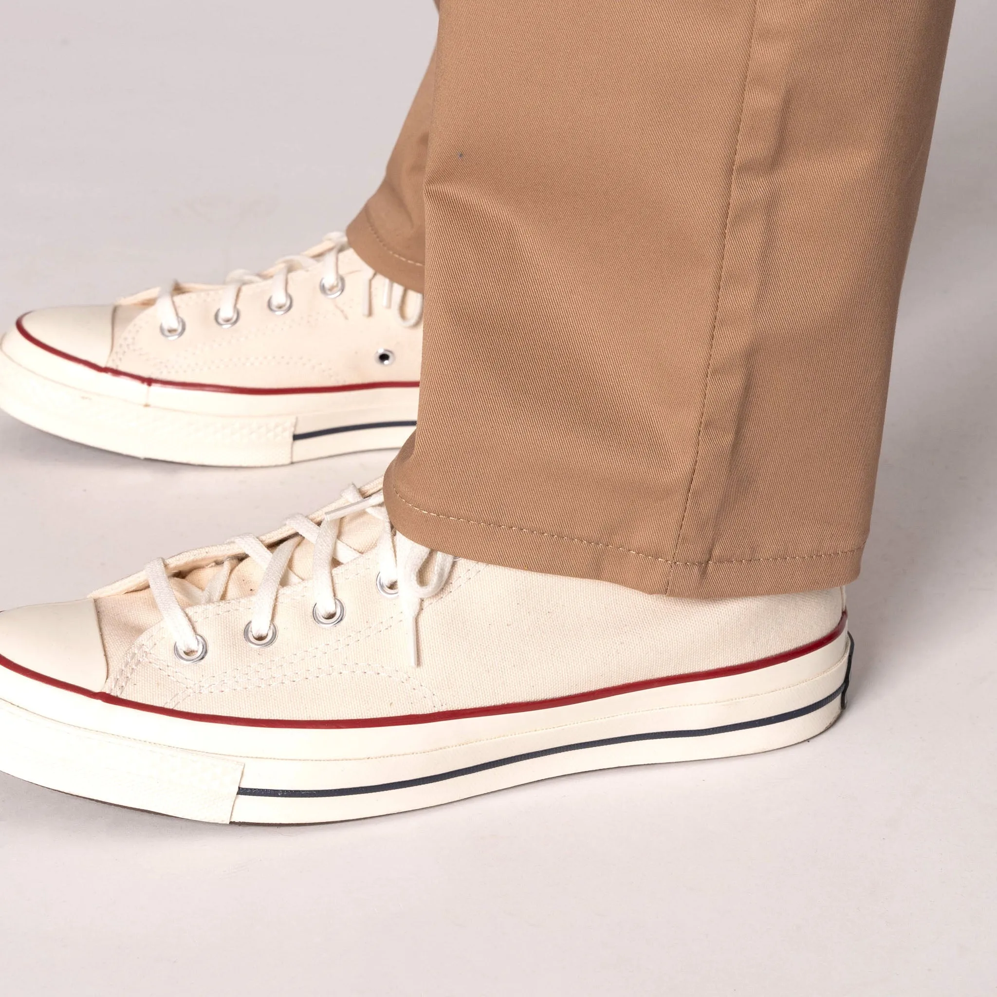 Straight Chino - Beige Stretch Twill