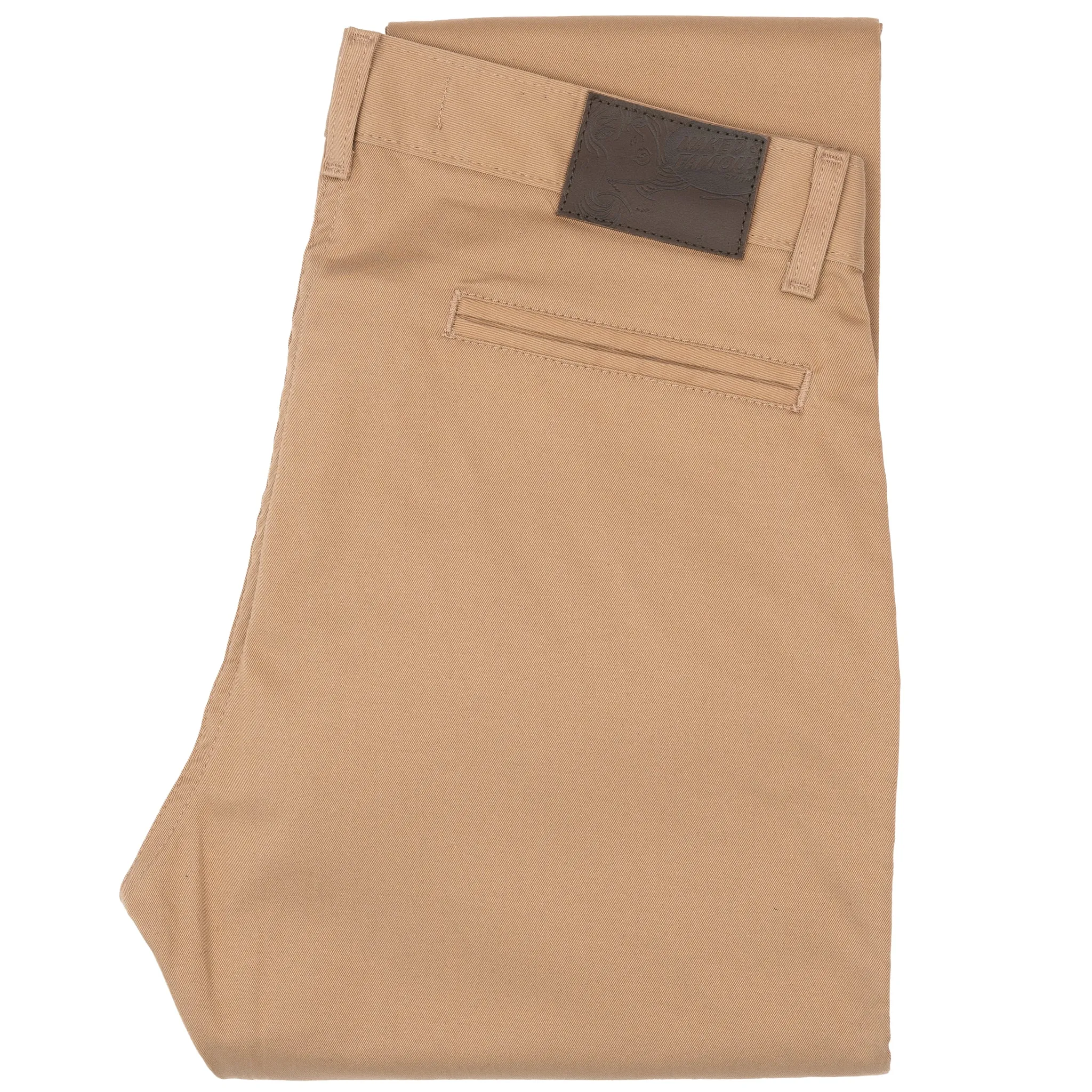 Straight Chino - Beige Stretch Twill