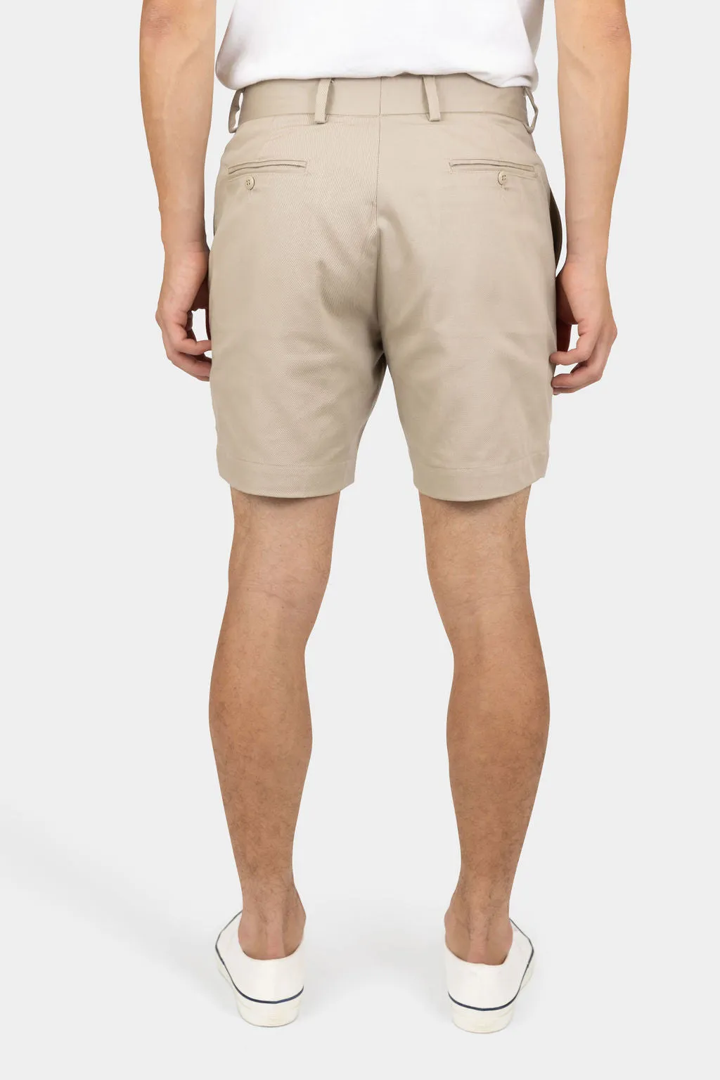 Twill Chino Shorts Khaki