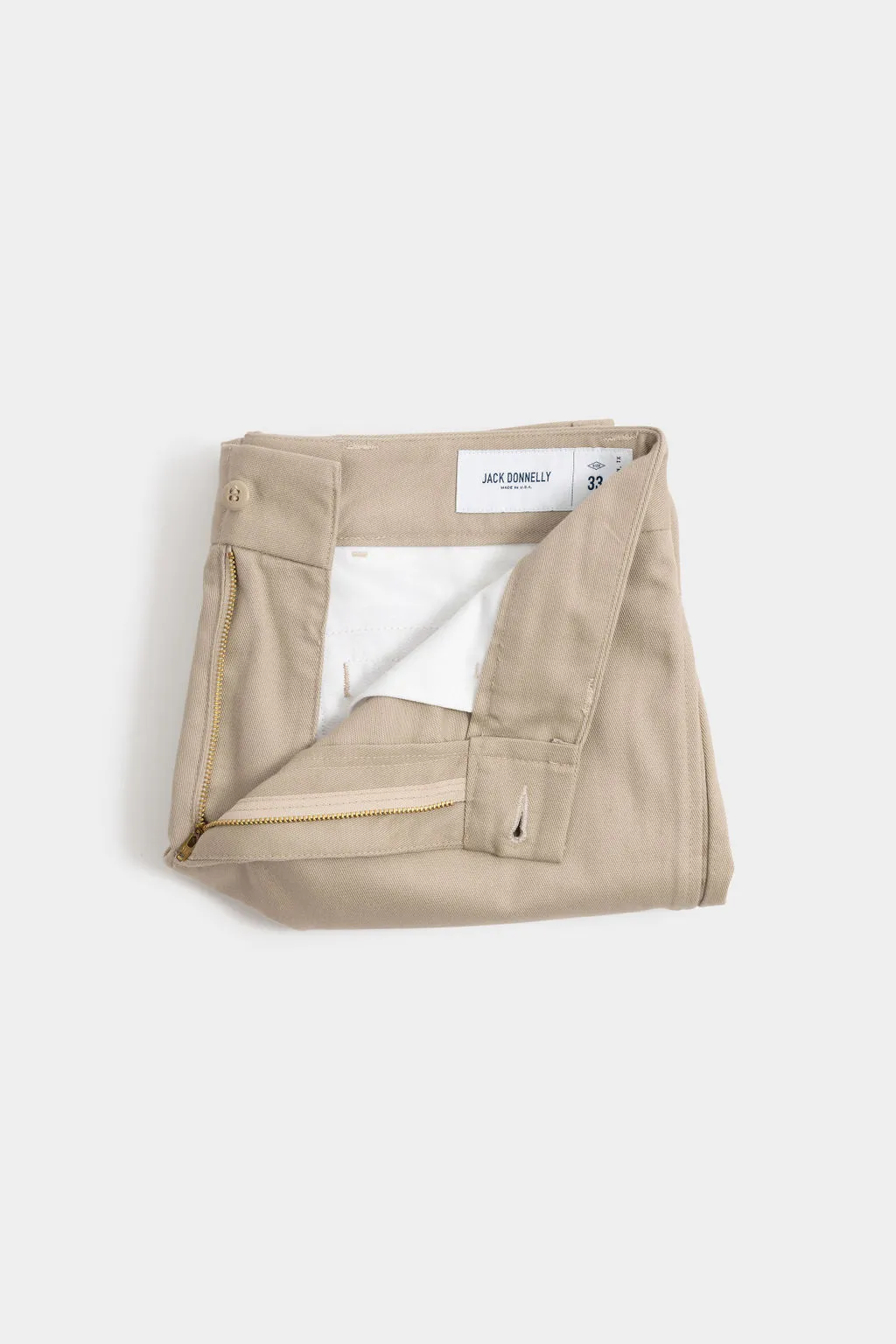 Twill Chino Shorts Khaki