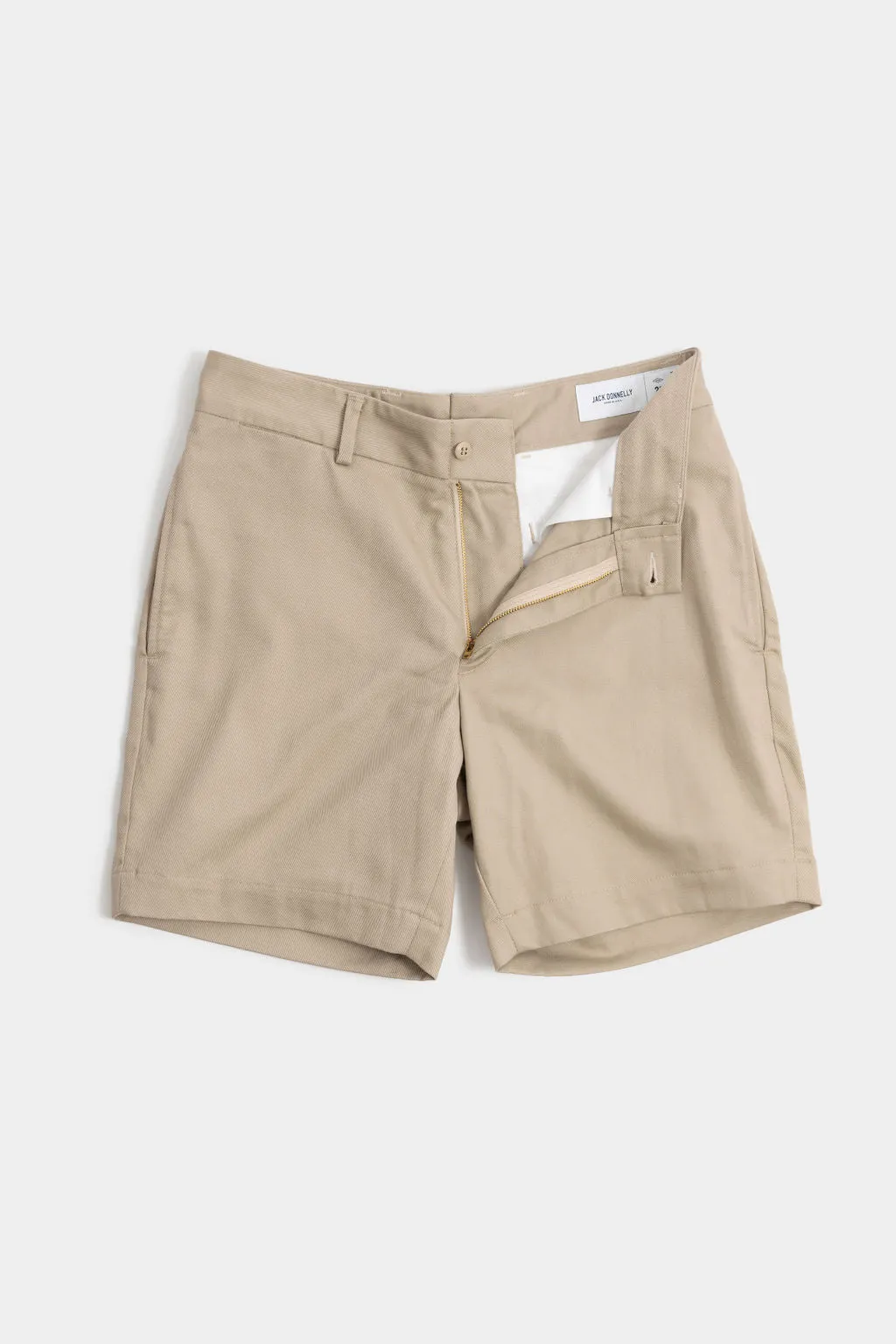 Twill Chino Shorts Khaki