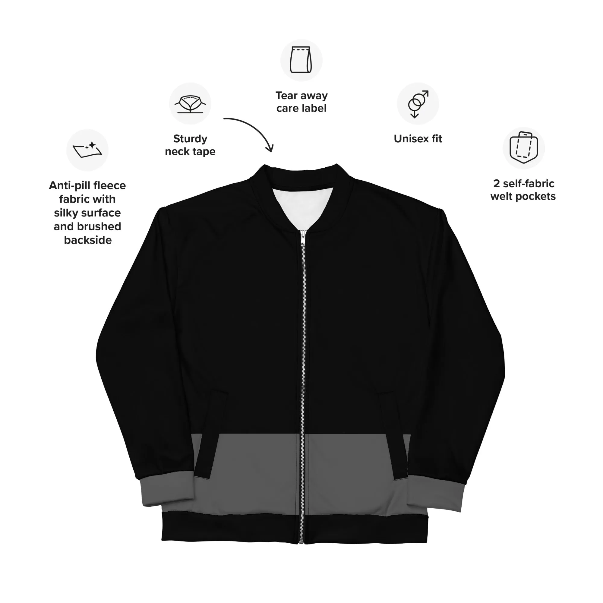 Unisex Bomber Jacket