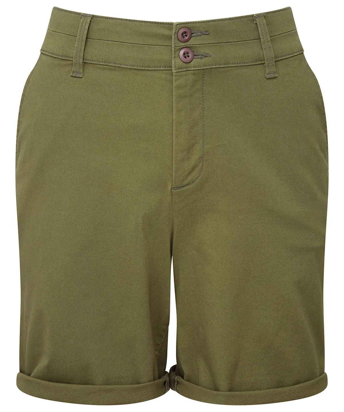 Women's Asquith & Fox Chino Tailored Shorts {R-AQ068}