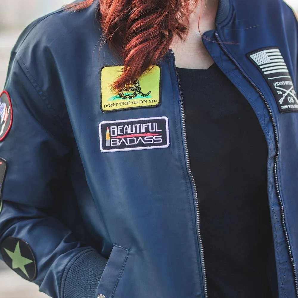 Women's Classified Bomber Jacket - Navy