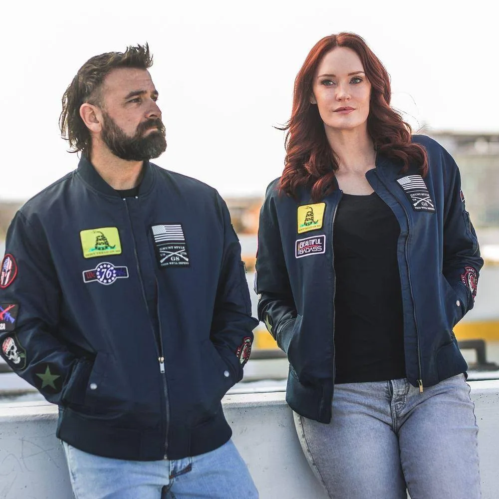 Women's Classified Bomber Jacket - Navy