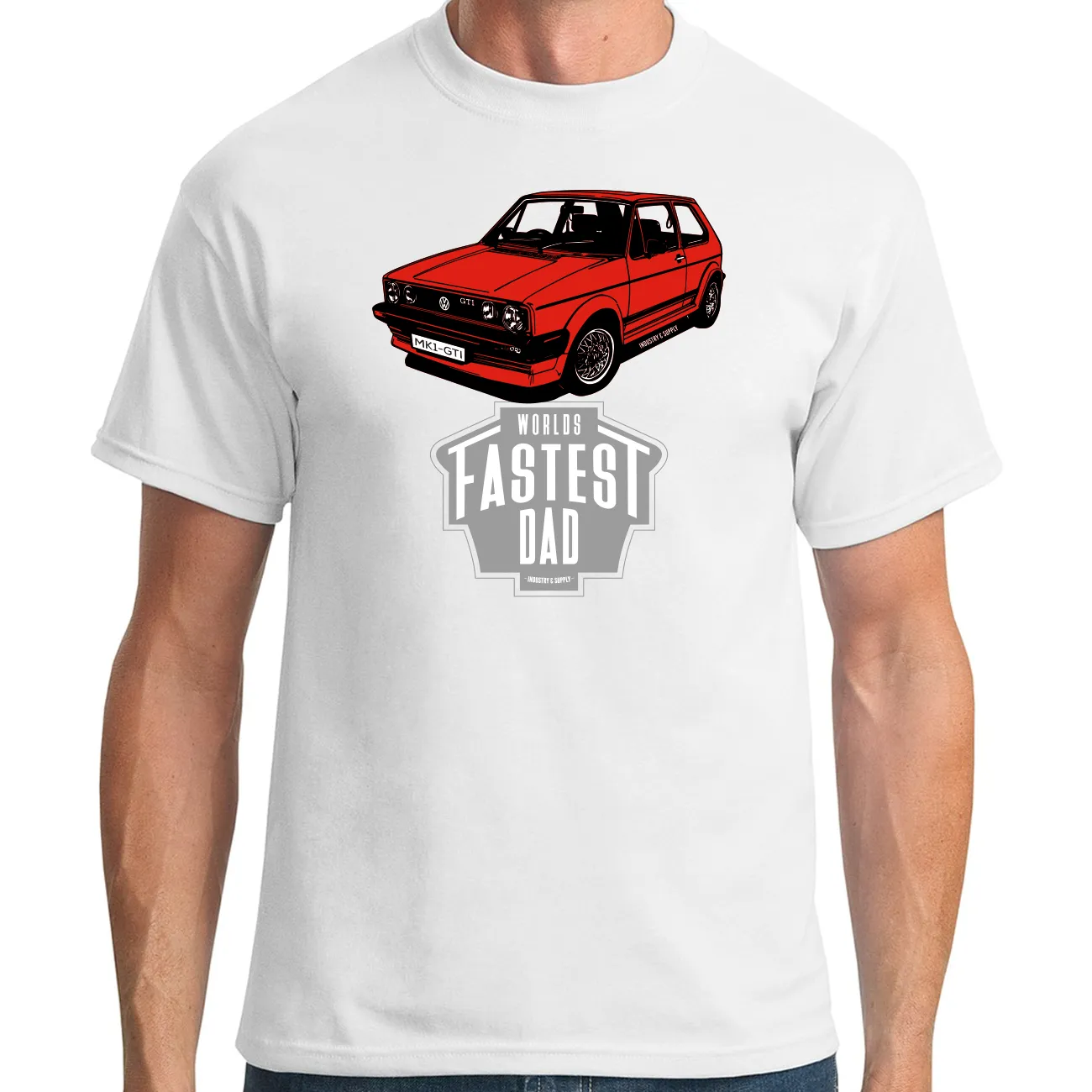 WORLD'S FASTEST DAD MK1 GOLF T-SHIRT