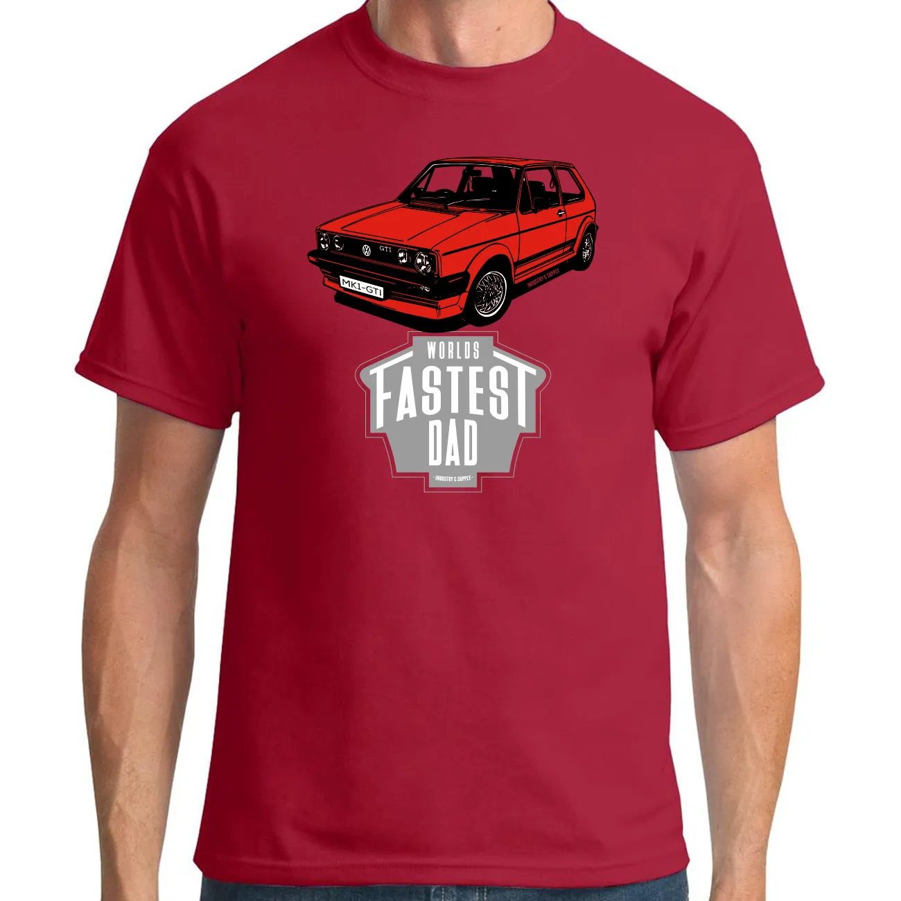 WORLD'S FASTEST DAD MK1 GOLF T-SHIRT