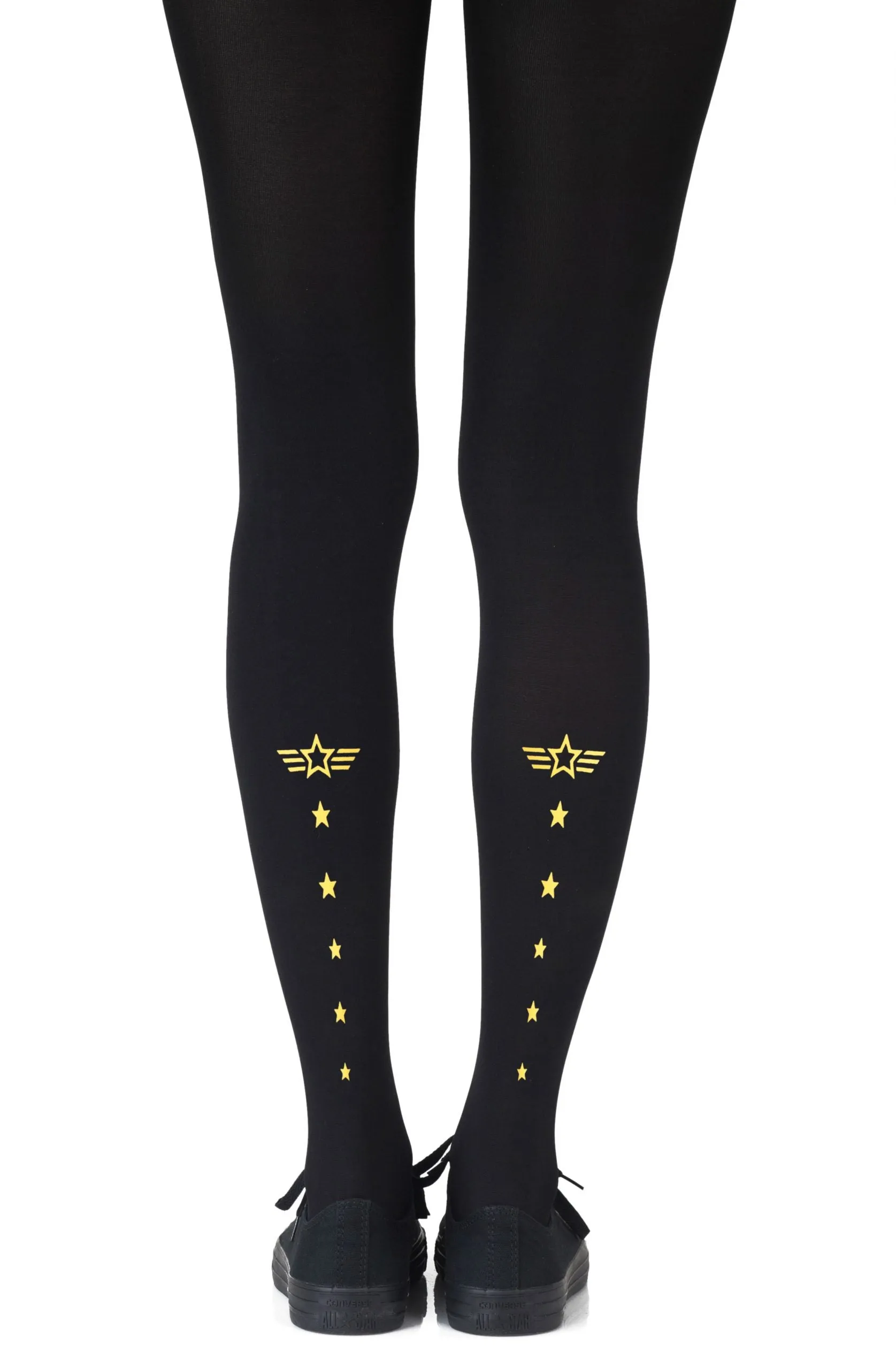 Zohara "Top Gun" Yellow Print Tights