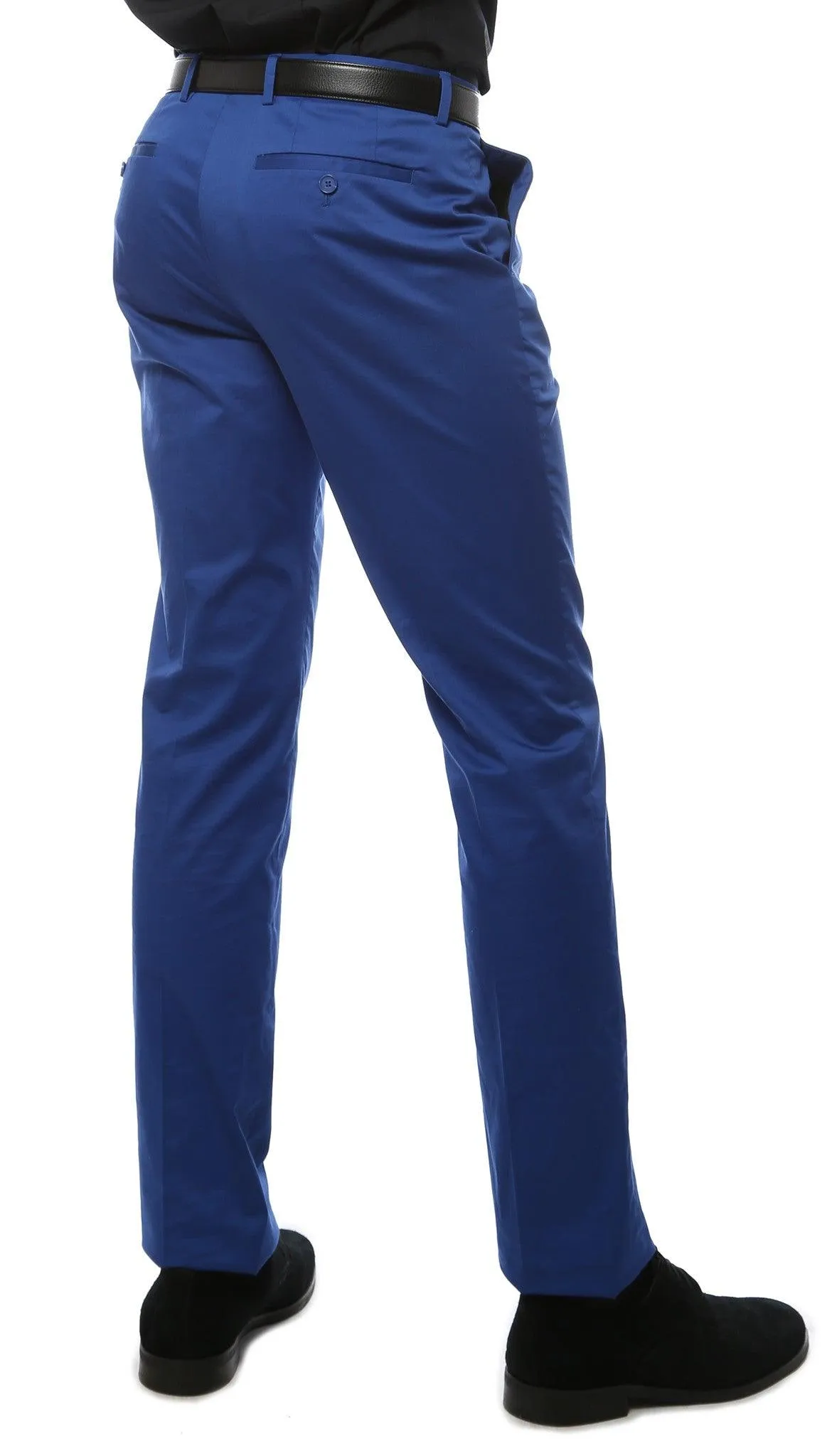 Zonettie Kilo Royal Blue Straight Leg Chino Pants